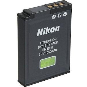 Camera Batteries: Nikon En-el12 Rechargeable Li-ion Battery
