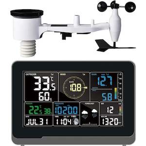 Weather Stations: Tesa WS3980C-PRO Professional Weather Station with IOT Intelligent Linkage Control
