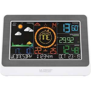 Weather Stations: La Crosse Professional WIFI Colour Weather Station - No Box & Mounting pole