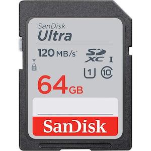 Sandisk: Sandisk Ultra Sdhc 64gb Up To 120mb/s Sd Card Class