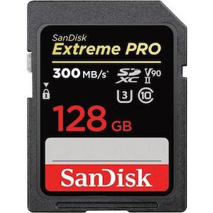 Sandisk Extreme Pro Sdhc 128Gb Up To R300Mb/S W260Mb/S Sd Card Uhs-Ii V90