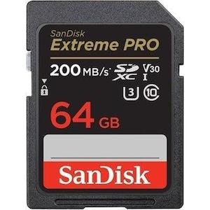 Sandisk Extreme Pro Sdxc 64gb 200mb/s Uhs-i Memory Card