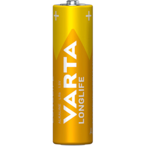 Varta Alkaline Longlife Aa 10 Pack Alkaline Batteries [MINIMUM ORDER 12]
