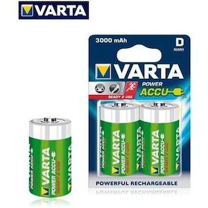 Varta Rechargeable Ni-mh 3000mah D 2pk Batteries