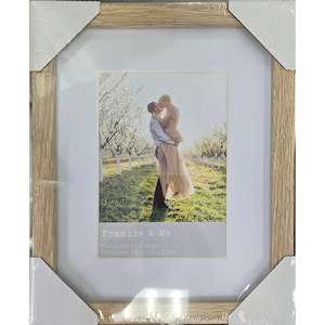 Frankie Me: Frankie and Me Oak & White Border 5X7