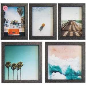 Frankie Me: Frankie And Me Wooden Collage Frame - Rustic Wood