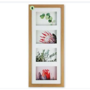 Frankie & Me 4 Photo Frame - Dark Oak