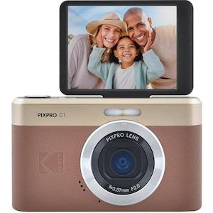 Kodak PIXPRO C1 Digital Compact Camera - Brown - Due in late June - Backorder Now