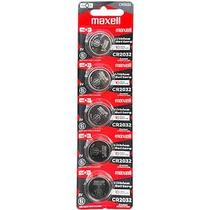 Maxell: Maxell Lithium Batt Cr2032 3v 5 Pack Blister