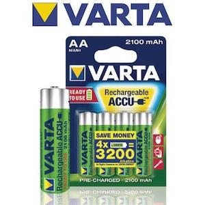 Varta Rechargeable Ni-mh 2100mah Aa 4pk
