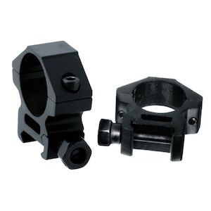 Riflescope Accessories: Leapers UTG ACCUSHOT 1" Medium Medium Profile Weaver Mount Rings