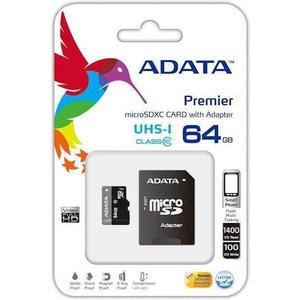Adata 64gb Micro Sdxc Card Class 10 Uhs- Memory Card