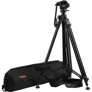 E-Image Studio Tripod with Geared Center Column and Fluid Head Kit