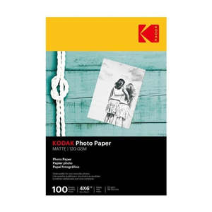 Kodak Photo Paper Matte 120gsm 6x4 4R 100 Sheets