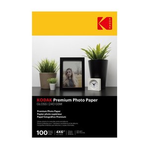 Kodak Photo Paper Gloss 240gsm 6x4 4R 100 sheets