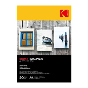 Kodak: Kodak Photo Paper Gloss 180gsm A4 20 Sheets