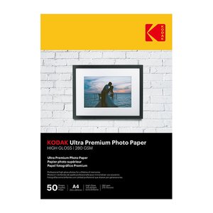 Kodak Ultra Premium Photo Paper High Gloss 280gsm A4 50 Sheets