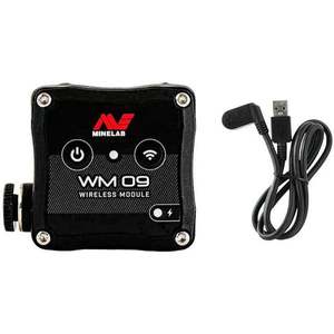 Minelab Wireless Audio WM09 & Charging Cable