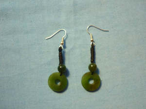 Earrings: Ball and Disc Earrings