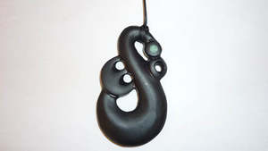 Pendant: Basalt Manaia