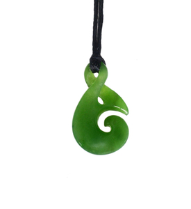 Products: Jade Single Twist Pendant 25mm
