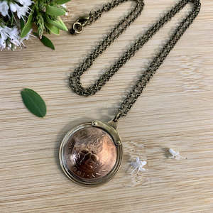 Rainey Designs: Half Penny Pendant Necklace