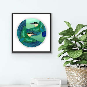 Kathryn Furniss Circle Print 'Sacred'