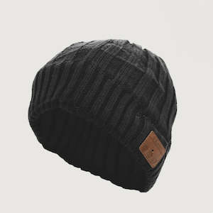 Latest Arrivals: Black Headphone Beanie