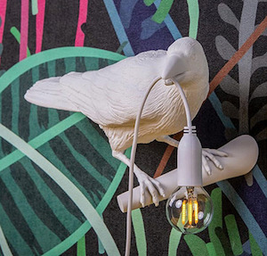 Wall Lamp - Raven - White