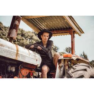 HERRINGBONE PRINT SHIRT