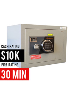 CMI Miniguard 3 safe is one of a range of highly rated fire/burglary safes