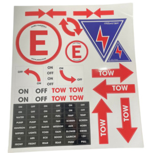 Safety Sticker Sheet