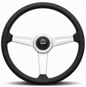 Momo Retro Leather Steering Wheel 360mm