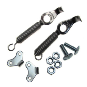 Competition Boot Body Panel Springs Holder Pair with Fixings Stainless Steel