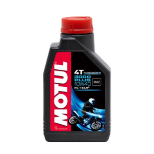 Oil: MOTUL 3000 PLUS 4T 10W40