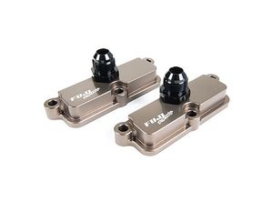 Billet AN Fitting Rocker Cover Breathers