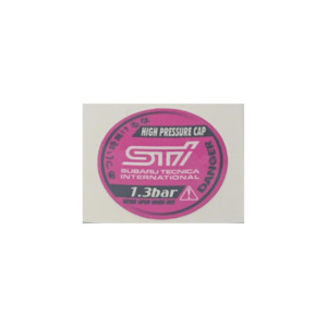 STI Radiator Cap Stickers