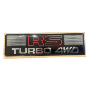 Stickers: RS Turbo 4WD Sticker