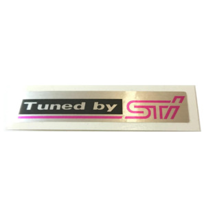 Stickers: Tuned by STI Intercooler Sticker