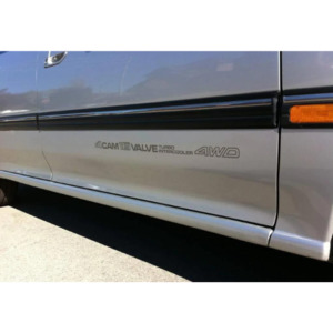 RS and GT Legacy 4CAM Door Story Decals (metallic) - Pair