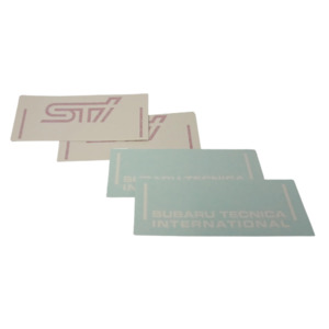 Stickers: Subaru GC8/GF8 Gen 1 STI Fog Light Decals (pair)