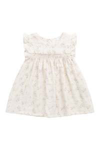 Organic Cotton Muslin Tiana Dress - Emelia Pink