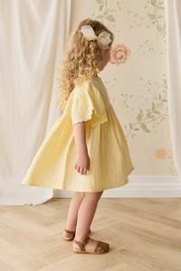 Organic Cotton Muslin Phillipa Dress - Sunshine