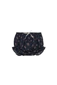 Organic Cotton Frill Bloomer - Bianca Noir