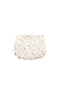 Organic Cotton Frill Bloomer - Bianca Antique