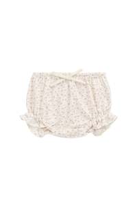 Organic Cotton Frill Bloomer - Penelope Rose Small