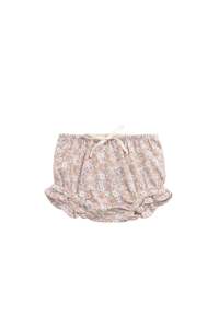 Bloomers: Organic Cotton Frill Bloomer - Chloe Mauve