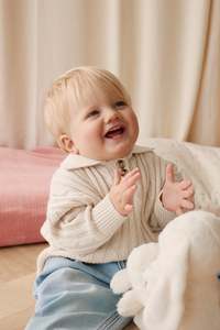 Wade Knitted Jumper - Cloud