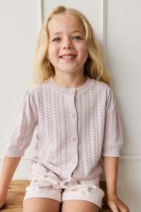 Aria Knitted Top - Pale Lilac