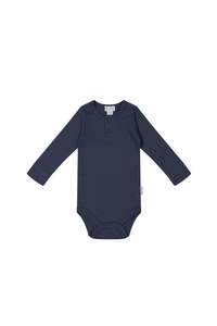 Organic Cotton Modal Long Sleeve Bodysuit - Charter